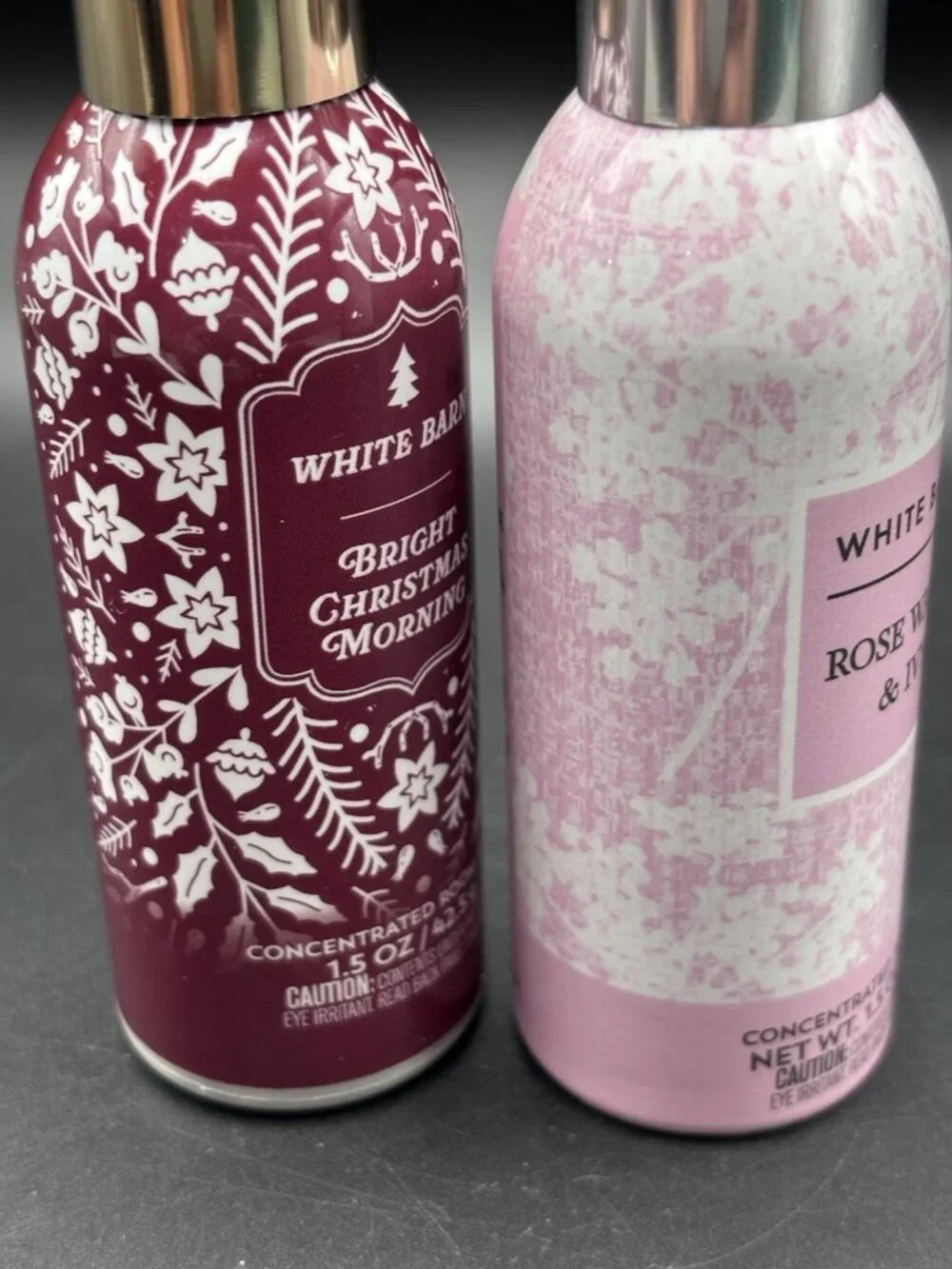 Bath Body & Works 2 Pack Concentrated Room Sprays 1.5 oz Christmas Orange Rose - Picture 16 of 16